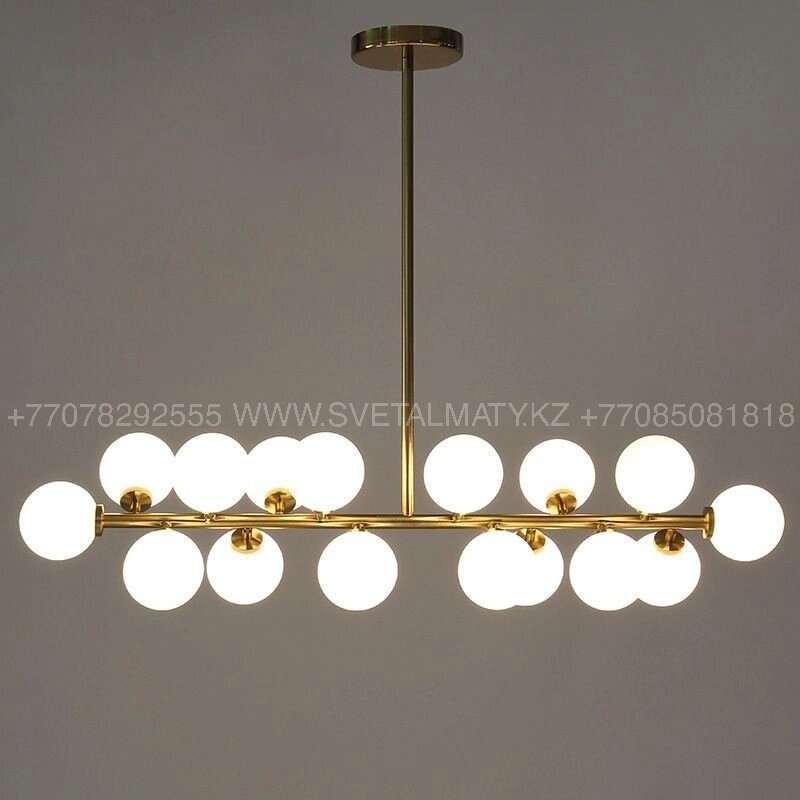 Потолочная люстра на 16 ламп в стиле Post-Modern от компании SvetAlmaty KZ - фото 1