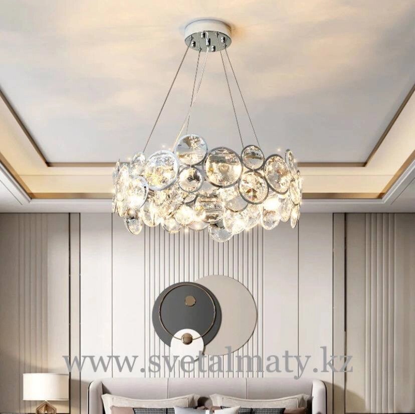 Роскошная люстра для гостиной, простая современная атмосферная лампа D-7116/600 от компании SvetAlmaty KZ - фото 1