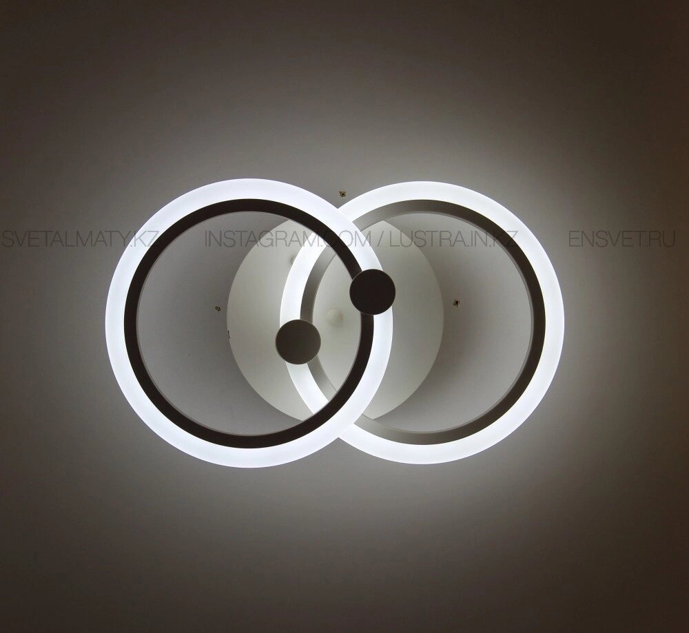 Современная LED люстра с пультом 3 режима  44W от компании SvetAlmaty KZ - фото 1