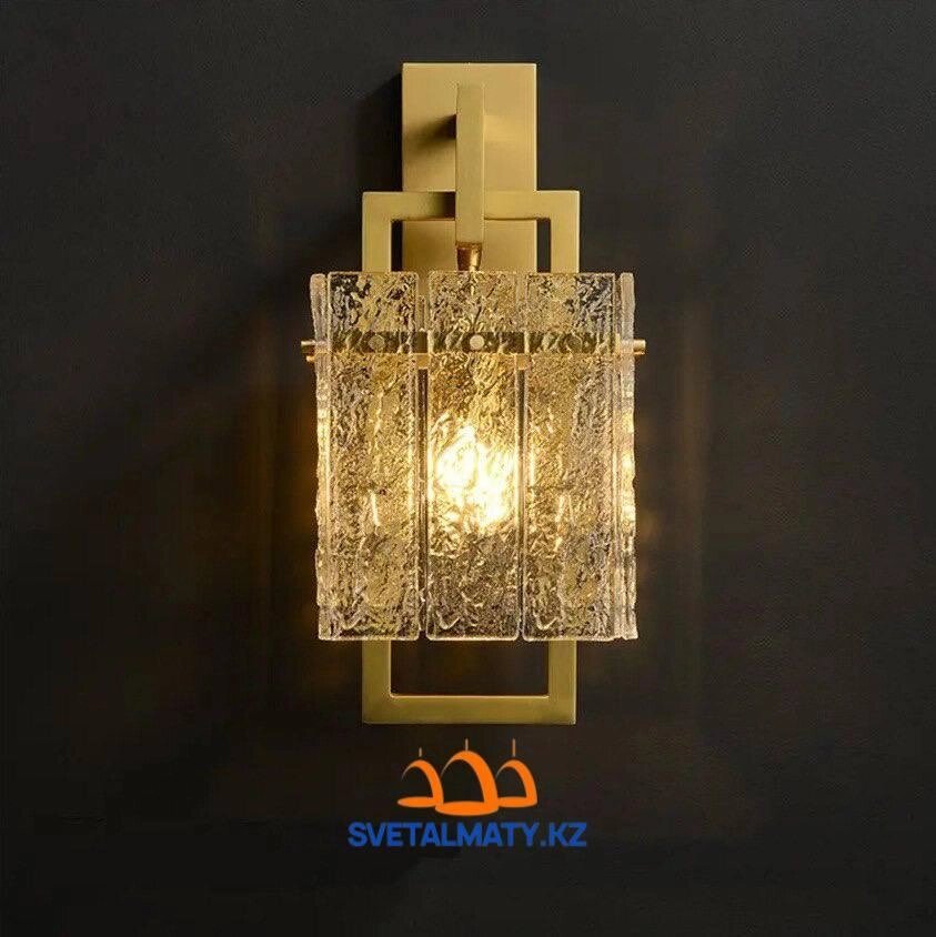 Современные медные cтеклянная лампа W870 от компании SvetAlmaty KZ - фото 1