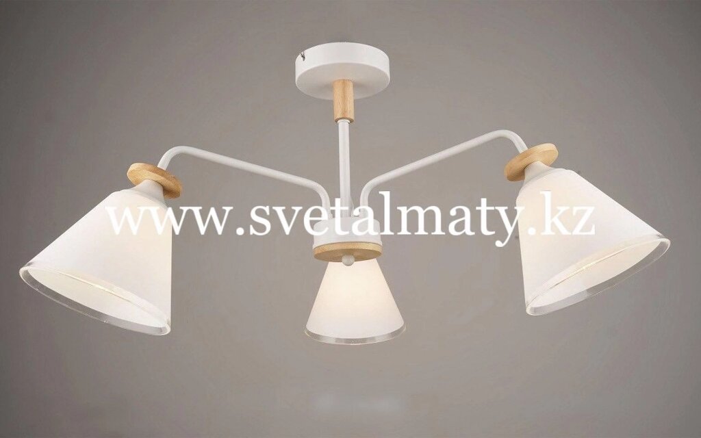 Светильник потолочный S3958-3 WT от компании SvetAlmaty KZ - фото 1