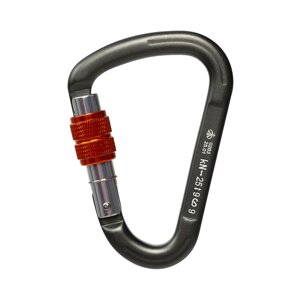 Ver 0263 Карабин GRAY треугольный с муфтой (Keylock)