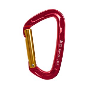 Ver 0269. pink Карабин cкалолазный с прямой защелкой (Keylock)
