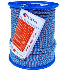 Веревка страховочно-спасательная FORTIS — static 10 мм Бухта 100 метров