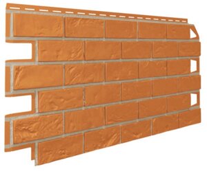 Фасадные панели VILO Brick Marron (крашенные швы)