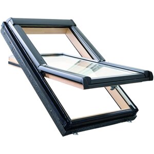 Мансардное окно ROTO Designo R49 (двухкамерный стеклопакет) 74*118 см