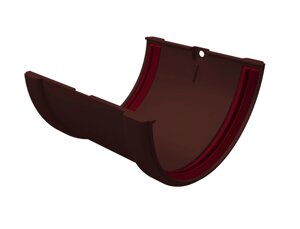 Соединитель желобов ВС 120х90 ПВX GL (шоколад, коричневый, бордо, зеленый)
