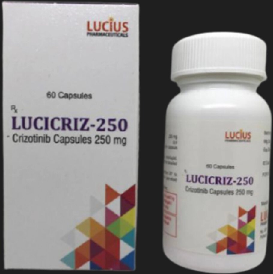 ЛюсиКриз LuciCriz (кризотиниб) капсулы 250мг №60 от компании Indian Medicine - фото 1