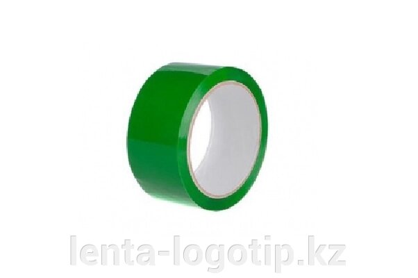 Клейкая лента зеленая 50 мм от компании Защита продукции - фото 1