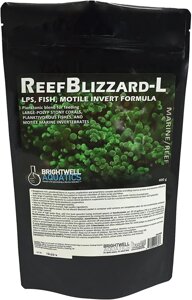 Brightwell Aquatics Reef Blizzard L - Powder Planktonic Food Blend to Feed Large Stony Corals & Planktivorous , 50 грамм