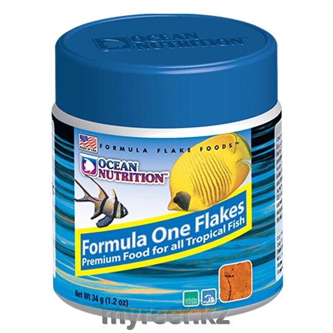 Ocean Nutrition Formula One Flake  (154 гр) - Корм для морских рыб в виде хлопьев 154 гр от компании Интернет-магазин "Myreef" - фото 1