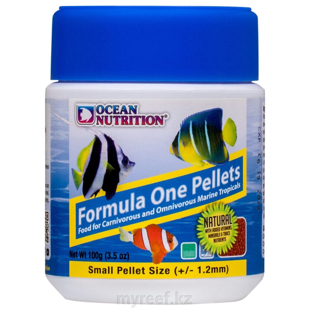 Ocean Nutrition Formula One Pellets 100 g (Medium pellet) - Корм для морских рыб ввиде гранул 100 г от компании Интернет-магазин "Myreef" - фото 1