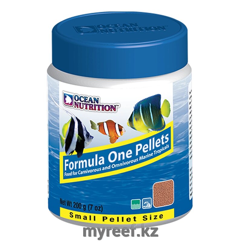 Ocean Nutrition Formula One Pellets 200 g (Small pellet) - Корм для морских рыб ввиде гранул 200 г от компании Интернет-магазин "Myreef" - фото 1