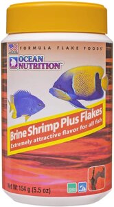 Ocean Nutrition Brine Shrimp Plus Flake Food (154 гр) - Корм для морских рыб в виде хлопьев 154 гр