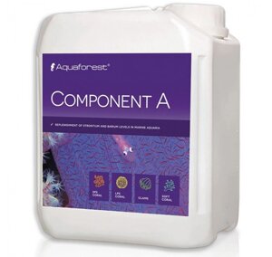 Aquaforest Component A B C Комплект добавок для морского аквариума, улучшающих окраску кораллов 3 шт х 2000 мл