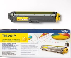 Картридж Brother TN-241Y, для Brother HL-3140/3170, DCP-9020 Желтый 1,4к