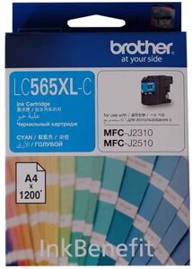 Картридж LC565XLC для Brother MFC-J3520 Синий