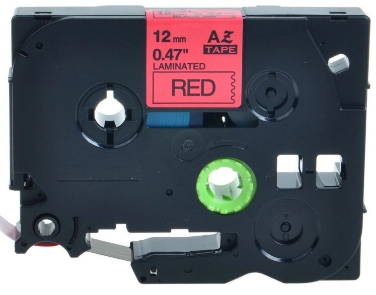 Лента TZe-431, OEM, черным на красном, для принтеров Brother PT-1010, PT-1280VP, PT-D200VP, PT-E100VP и пр. от компании ТОО АСТРА - фото 1