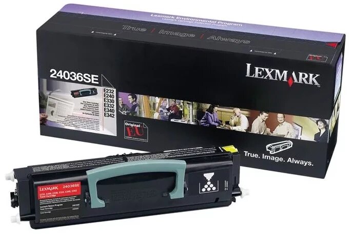 Заправка картриджей Lexmark 24036SE для E 232/330/332N toner cartridge 6000 от компании ТОО АСТРА - фото 1