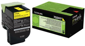 Заправка картриджей Lexmark 702HYE для CS310/410/510 Желтый 3к