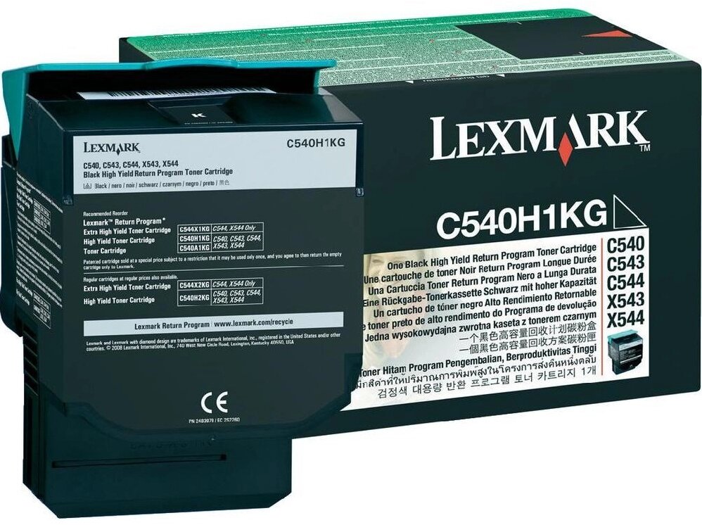 Заправка картриджей Lexmark C540H1KG для C540/544/X543 Черный 2,5к от компании ТОО АСТРА - фото 1