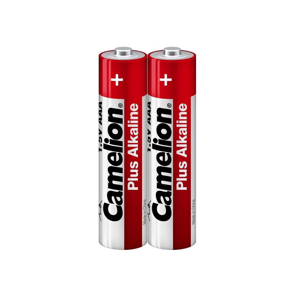 Батарейка, CAMELION, LR03-SP2, Plus Alkaline, AAA, 1.5V, 1150 mAh, 2 шт в плёнке от компании ИП Globus trade - фото 1