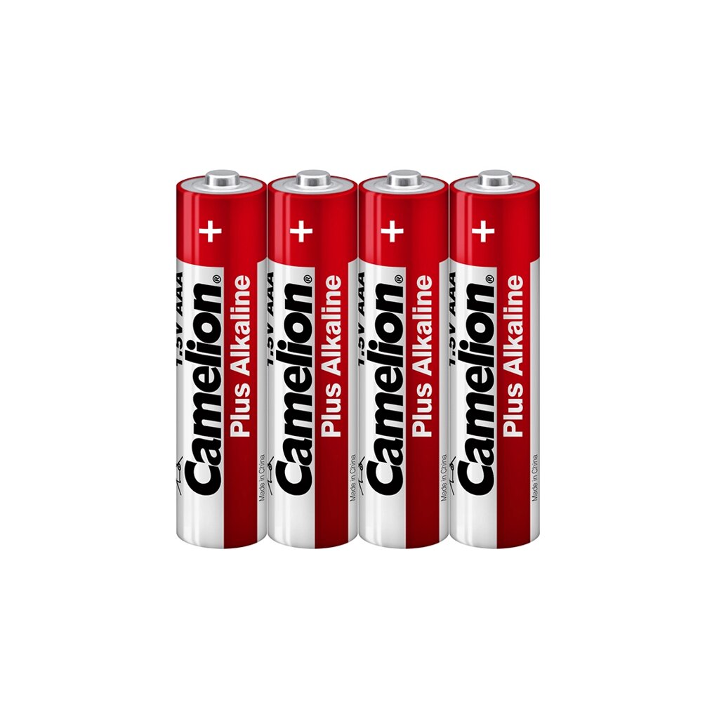 Батарейка, CAMELION, LR03-SP4, Plus Alkaline, AAA, 1.5V, 1150 mAh, 4 шт в плёнке от компании ИП Globus trade - фото 1