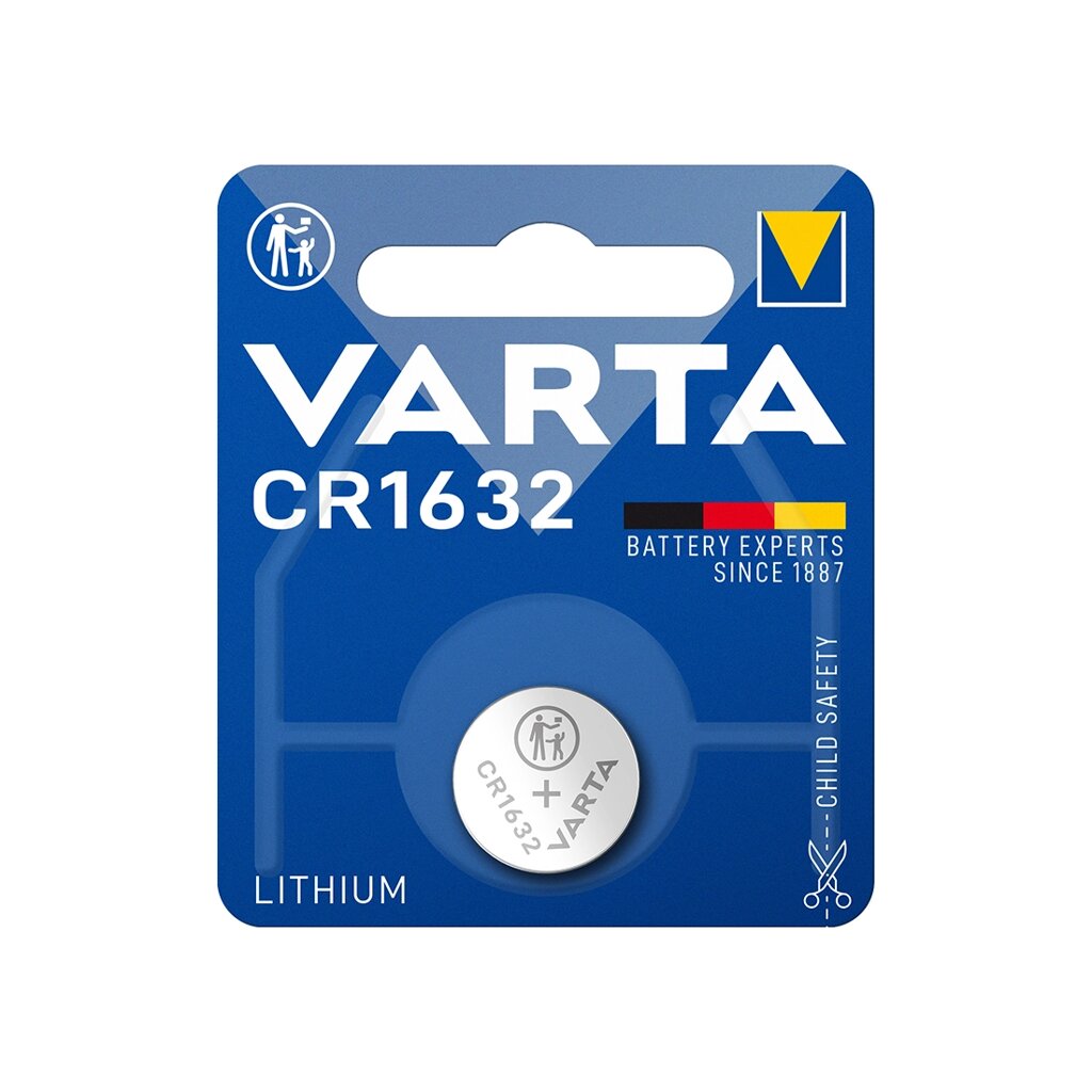 Батарейка VARTA Lithium CR1632 3V 1 шт. в блистере от компании ИП Globus trade - фото 1