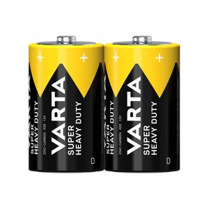 Батарейка, VARTA, R20P Superlife (Super Heavy Duty), D, 1.5 V, 2 шт., в пленке