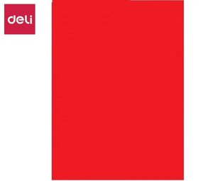 Бумага цветная Deli Intensive, А4, 80 г/кв. м., 100 л., красная