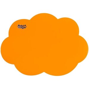 Доска для лепки Мульти-Пульти "Облачко", фигурная, А5+пластик, оранжевый