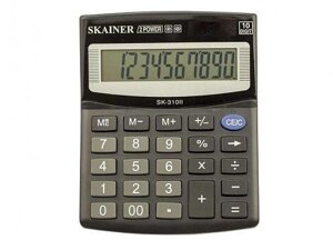Калькулятор настольный DELI "М888" 12 разрядный, 202х158х31 мм, черный