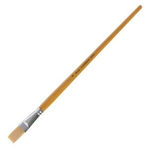 Кисть ЗХК "Сонет"10 щетина плоская, длинная ручка