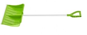 ЛОПАТА ДЛЯ УБОРКИ СНЕГА ПЛАСТИКОВАЯ PROFI, 535 Х 385 Х 1400 ММ, СТАЛЬНОЙ ЧЕРЕНОК, РОССИЯ, СИБРТЕХ от компании ИП Globus trade - фото 1