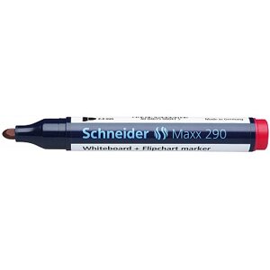 Маркер для доски "Schneider Maxx 290M", 2-3мм, круглый наконечник, спиртовая основа, красный