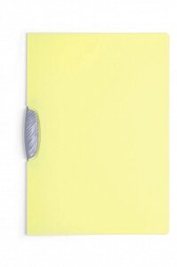 Папка пластиковая "Durable", 30л, А4, боковой клип, серия "SwingClip Color", жёлтая
