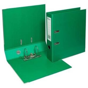 Папка-регистратор А4 с бок. карман, 70 мм, зеленый