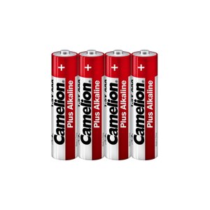 Батарейка, CAMELION, LR03-SP4, Plus Alkaline, AAA, 1.5V, 1150 mAh, 4 шт в плёнке