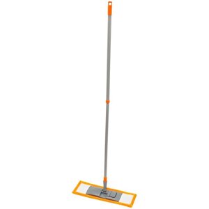 Швабра OfficeClean Professional, телескопическая рукоятка 120 см, флаундер 40 см, МОП микрофибра