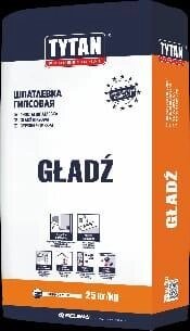 Шпатлевка гипсовая TYTAN GLADZ - сравнение