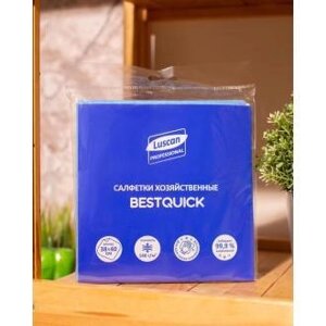 Салфетка из микроволокна BESTQUICK, 40х38 см, 5 шт, 140 гр, Luscan