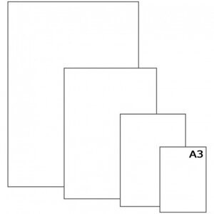 Ватман ГОЗНАК (бумага чертежная) А3, 297 х 420 мм, 200 г/м2