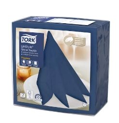 Tork LinStyle Premium салфетки для декора стола, темно-синие