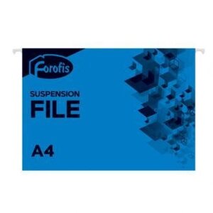 Папка подвесная, А4, картон 200 г/м2, синий, Forofis