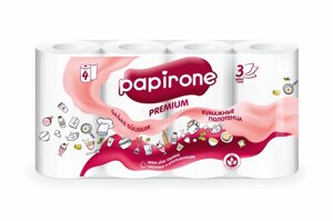 Полотенца Papirone бумажные 4 шт