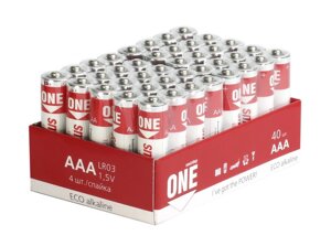 Алкалиновая батарейка ONE LR03/40 bulk, Smartbuy