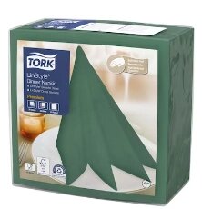 Салфетка для ужина Tork Premium LinStyle зеленая горная сосна