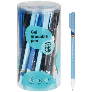 Ручка гелевая MESHU "Space Adventure" 0,5 мм, синяя, стирающиеся чернила