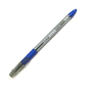 Ручка шариковая, 0.7мм, синяя, корпус прозрачный, с резиновым упором для пальцев Epene