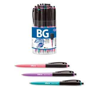 Ручка шариковая автоматическая "BG Effecto Ultra G", 0,5мм, синяя, цветной корпус